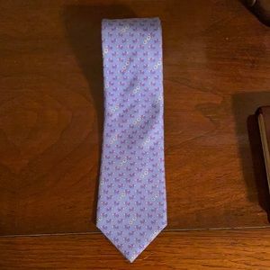 Light Blue Floral Tie